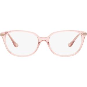 imageCoach Womens Hc6185 Square Prescription Eyewear FramesTransparent BlushDemo Lens