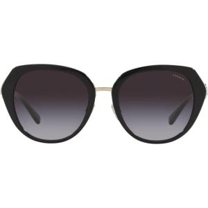 imageCoach Womens Hc8331 Round SunglassesBlackLight Grey Gradient