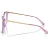 imageCOACH Womens HC6125 Square Prescription Eyewear Frames Transparent AmethystDemo Lens 53 mm