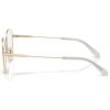 imageCOACH Womens Hc5180td Round Prescription Eyewear FramesShiny Light GoldDemo Lens