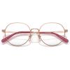 imageCOACH Womens Hc5180td Round Prescription Eyewear FramesShiny Rose GoldDemo Lens