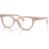 imageCOACH Womens Hc6247u Maxi C Hardware Universal Fit Square Prescription Eyewear FramesMilky BuffDemo Lens