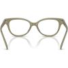 imageCOACH Womens Hc6247u Maxi C Hardware Universal Fit Square Prescription Eyewear FramesMilky MossDemo Lens