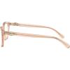 imageCoach HC6155F Low Bridge Fit Prescription Eyewear Frames Transparent PeachDemo Lens 53 mm