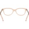 imageCoach HC6155F Low Bridge Fit Prescription Eyewear Frames Transparent PeachDemo Lens 53 mm