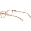 imageCoach HC6155F Low Bridge Fit Prescription Eyewear Frames Transparent PeachDemo Lens 53 mm