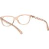 imageCoach HC6155F Low Bridge Fit Prescription Eyewear Frames Transparent PeachDemo Lens 53 mm