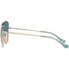 imageCoach HC7133 Sunglasses Shiny Light GoldBlue Yellow Gradient 57 mm
