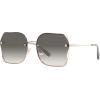 imageCoach HC7150D Sunglasses Shiny Light GoldBlack Grey Sand Gradient 60 mm