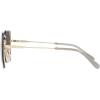 imageCoach HC7150D Sunglasses Shiny Light GoldBlack Grey Sand Gradient 60 mm