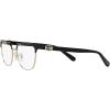 imageCoach Womens Hc5130 Rectangular Prescription Eyewear FramesBlackShiny Light GoldDemo Lens