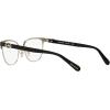 imageCoach Womens Hc5130 Rectangular Prescription Eyewear FramesBlackShiny Light GoldDemo Lens