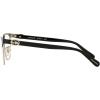 imageCoach Womens Hc5130 Rectangular Prescription Eyewear FramesBlackShiny Light GoldDemo Lens