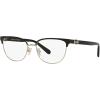 imageCoach Womens Hc5130 Rectangular Prescription Eyewear FramesBlackShiny Light GoldDemo Lens