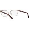 imageCoach Womens Hc5130 Rectangular Prescription Eyewear FramesBurgundyShiny Rose GoldDemo Lens