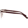 imageCoach Womens Hc5130 Rectangular Prescription Eyewear FramesBurgundyShiny Rose GoldDemo Lens