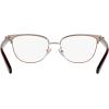 imageCoach Womens Hc5130 Rectangular Prescription Eyewear FramesBurgundyShiny Rose GoldDemo Lens