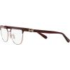 imageCoach Womens Hc5130 Rectangular Prescription Eyewear FramesBurgundyShiny Rose GoldDemo Lens