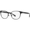 imageCoach Womens Hc5156 Square Prescription Eyewear FramesShiny BlackDemo Lens