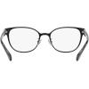 imageCoach Womens Hc5156 Square Prescription Eyewear FramesShiny BlackDemo Lens