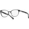 imageCoach Womens Hc5156 Square Prescription Eyewear FramesShiny BlackDemo Lens