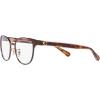 imageCoach Womens Hc5156 Square Prescription Eyewear FramesShiny Dark BrownDemo Lens