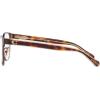 imageCoach Womens Hc5156 Square Prescription Eyewear FramesShiny Dark BrownDemo Lens