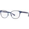 imageCoach Womens Hc5156 Square Prescription Eyewear FramesShiny NavyDemo Lens