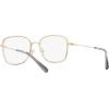 imageCoach Womens Hc5160d Square Prescription Eyewear FramesShiny Light GoldGrey Demo Lens