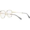 imageCoach Womens Hc5160d Square Prescription Eyewear FramesShiny Light GoldGrey Demo Lens