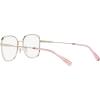 imageCoach Womens Hc5160d Square Prescription Eyewear FramesShiny Light GoldPinkDemo Lens