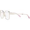 imageCoach Womens Hc5160d Square Prescription Eyewear FramesShiny Light GoldPinkDemo Lens