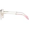 imageCoach Womens Hc5160d Square Prescription Eyewear FramesShiny Light GoldPinkDemo Lens