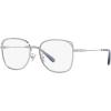 imageCoach Womens Hc5160d Square Prescription Eyewear FramesShiny SilverDemo Lens