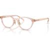 imageCoach Womens Hc6152d Oval Prescription Eyewear FramesSakura Transparent PinkDemo Lens