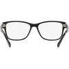 imageCoach Womens Hc6208u Universal Fit Rectangular Prescription Eyewear FramesBlackDemo Lens