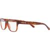 imageCoach Womens Hc6208u Universal Fit Rectangular Prescription Eyewear FramesCaramel TortoiseDemo Lens