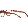 imageCoach Womens Hc6208u Universal Fit Rectangular Prescription Eyewear FramesCaramel TortoiseDemo Lens