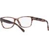 imageCoach Womens Hc6208u Universal Fit Rectangular Prescription Eyewear FramesPetal TortoiseDemo Lens