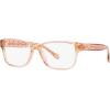 imageCoach Womens Hc6208u Universal Fit Rectangular Prescription Eyewear FramesTransparent BrownDemo Lens