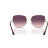 imageCoach Womens Hc7156d Square SunglassesShiny Light GoldBerry Gradient