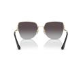 imageCoach Womens Hc7156d Square SunglassesShiny Light GoldGrey Gradient