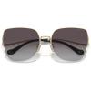 imageCoach Womens Hc7156d Square SunglassesShiny Light GoldGrey Gradient
