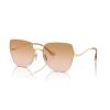 imageCoach Womens Hc7156d Square SunglassesShiny Light GoldPeach Blush Gradient