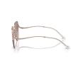 imageCoach Womens Hc7156d Square SunglassesShiny Rose GoldBrown Pink Gradient