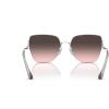 imageCoach Womens Hc7156d Square SunglassesShiny SilverGrey Pink Gradient