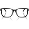 imageCOACH Hc6252u Rivet Universal Fit Square Prescription Eyewear FramesBlackDemo Lens