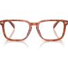 imageCOACH Hc6252u Rivet Universal Fit Square Prescription Eyewear FramesCaramel TortoiseDemo Lens