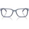 imageCOACH Mens Hc6239u Universal Fit Square Prescription Eyewear FramesTransparent BlueDemo Lens