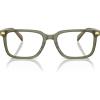imageCOACH Mens Hc6239u Universal Fit Square Prescription Eyewear FramesTransparent OliveDemo Lens